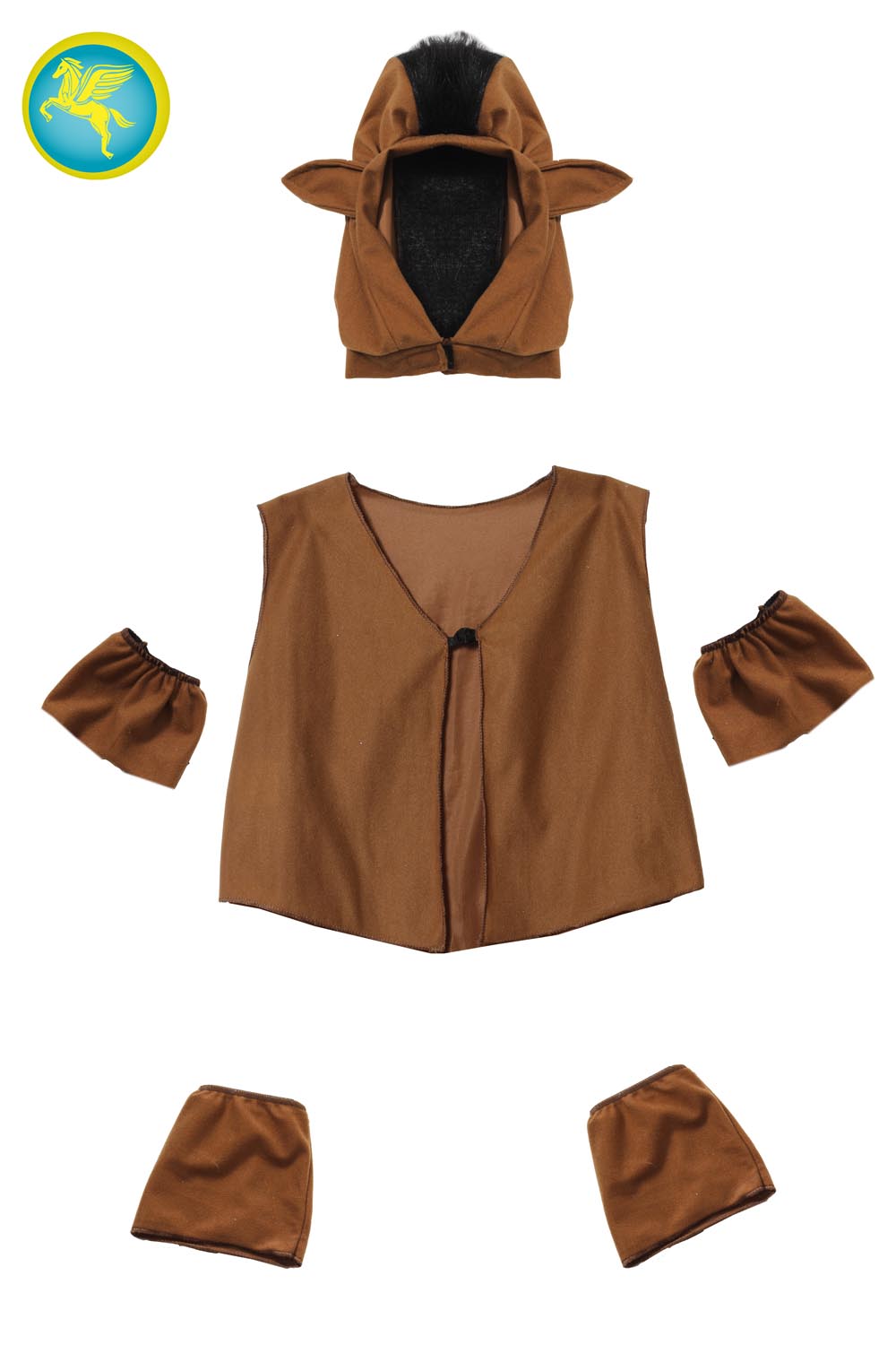 SET CAVALLO + GILET + POLSINI + SCALDAMUSCOLI